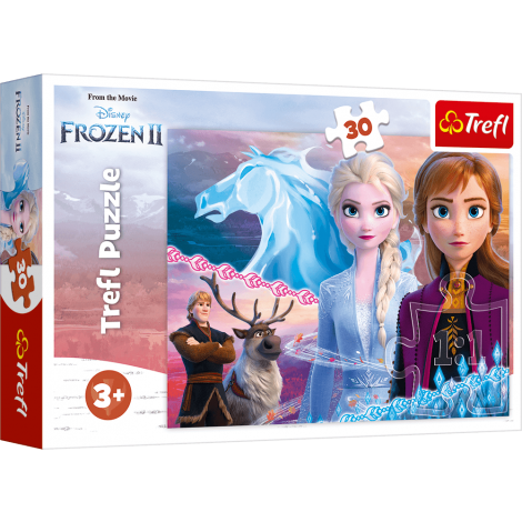 Puzzle Trefl 30el Frozen: Odwaga sióstr
